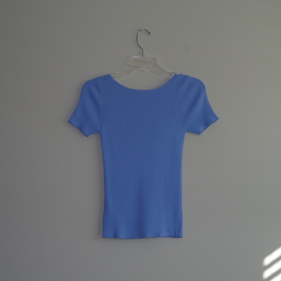 Sandro Sweater Top with Round Detail 1/2 XS S NEW - Picture 8 of 10